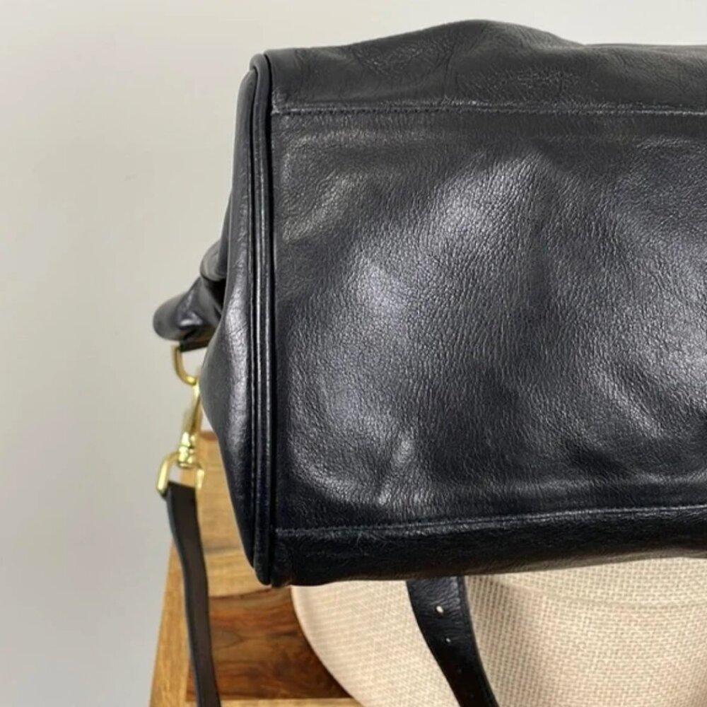 Mulberry Alexa Black Leather Oversized Satchel Purse - Picture 9 of 16